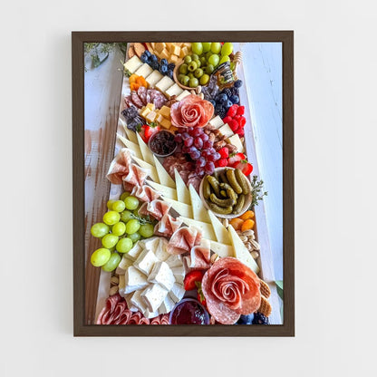 ap-charcuterie board-1 cadre Bois foncé