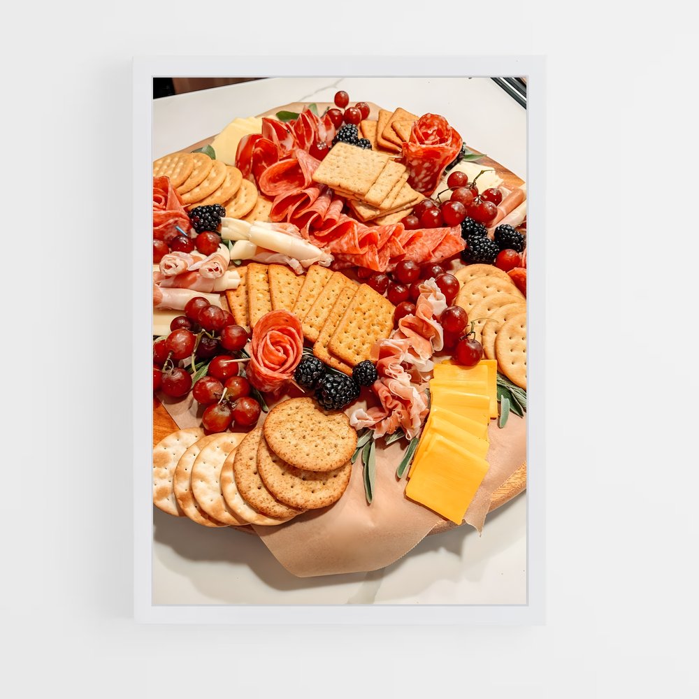 ap-charcuterie board-3 cadre Blanc