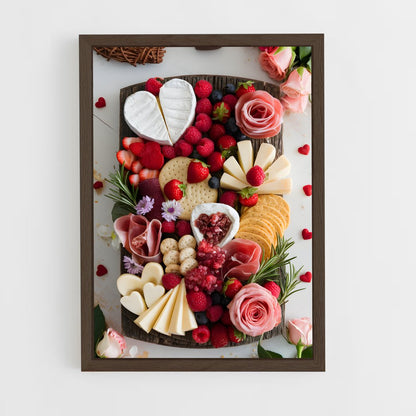 ap-charcuterie board-4 cadre Bois foncé