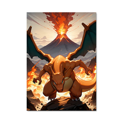 Poster Vol de Charizard