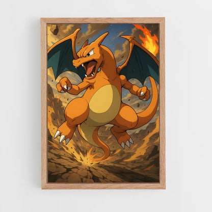 ap-charizard-5 cadre Bois clair