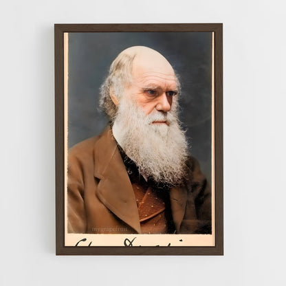 ap-charles darwin-1 cadre Bois foncé