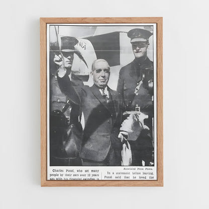 ap-charles ponzi-2 cadre Bois clair