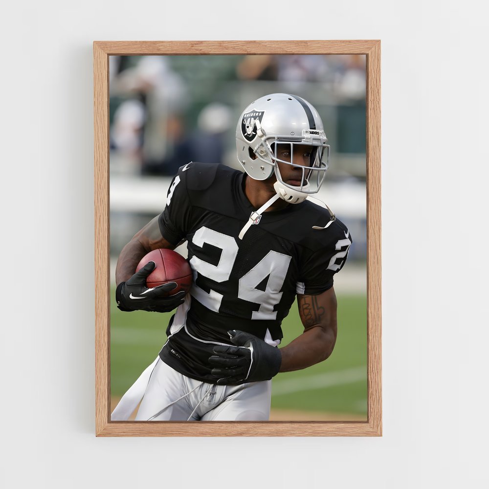 ap-charles woodson-10 cadre Bois clair
