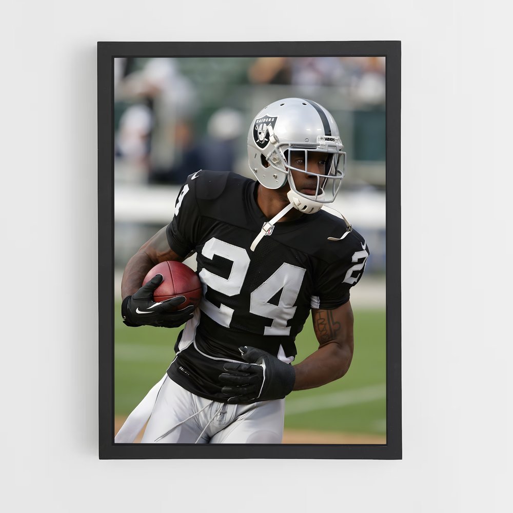 ap-charles woodson-10 cadre Noir