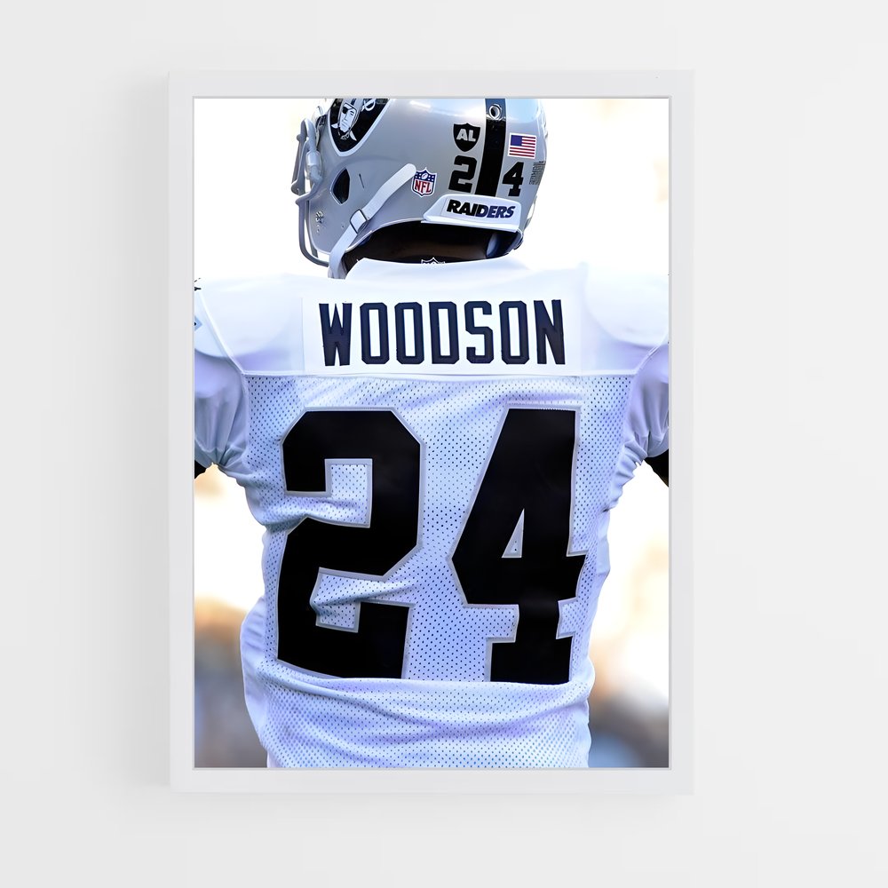 ap-charles woodson-5 cadre Blanc