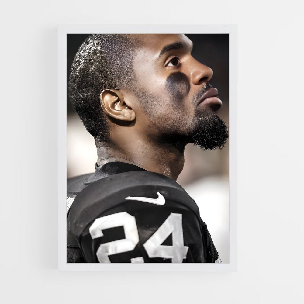 ap-charles woodson-6 cadre Blanc