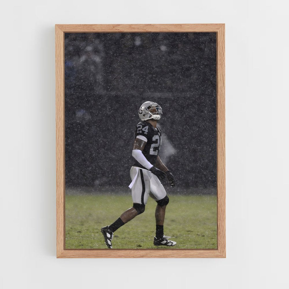 ap-charles woodson-8 cadre Bois clair