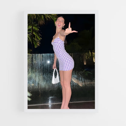 ap-charli d'amelio-2 cadre Blanc