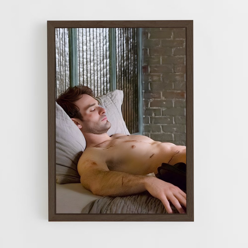 ap-charlie cox-7 cadre Bois foncé
