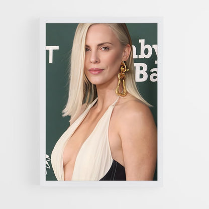 ap-charlize theron-6 cadre Blanc