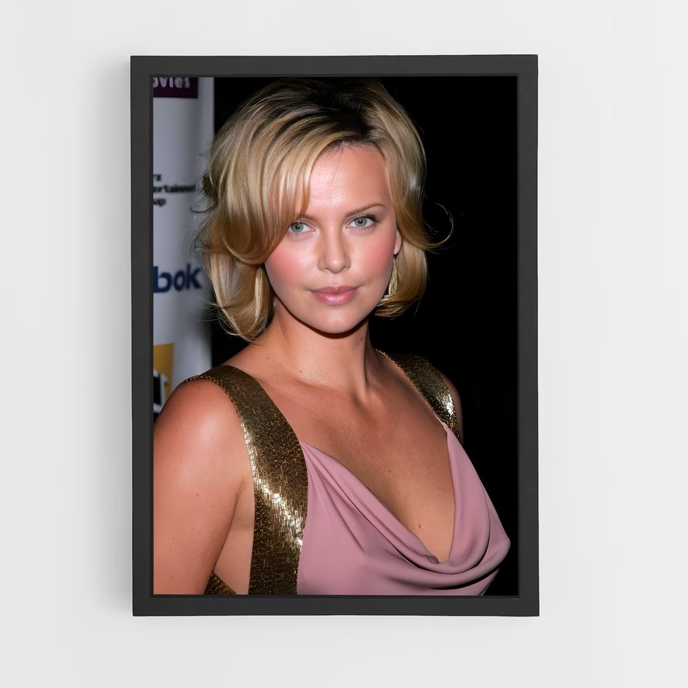 ap-charlize theron-8 cadre Noir