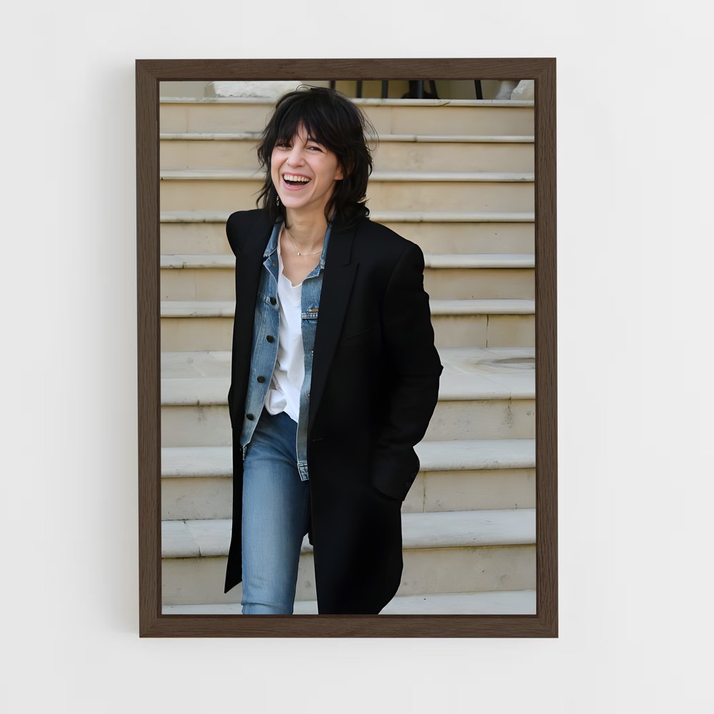 ap-charlotte gainsbourg-4 cadre Bois foncé