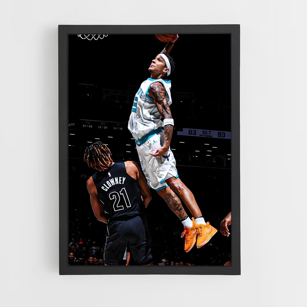 ap-charlotte hornets-5 cadre Noir