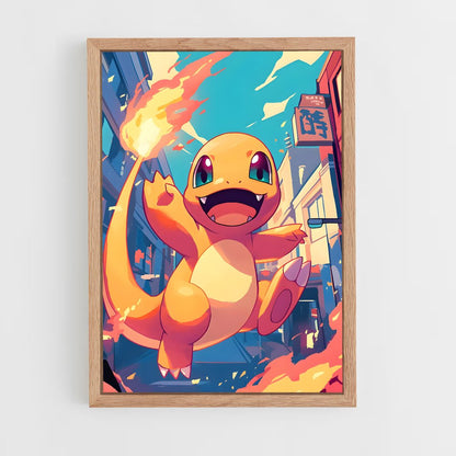 ap-charmander-1 cadre Bois clair