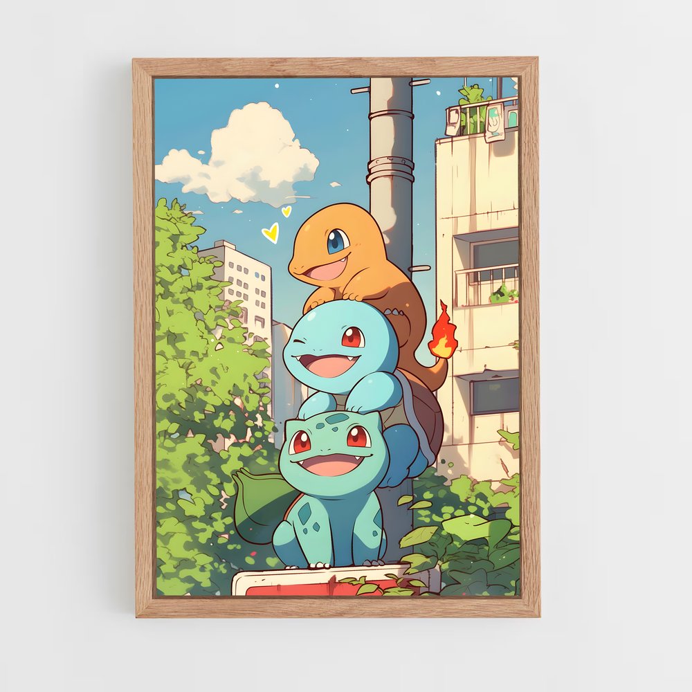 ap-charmander-2 cadre Bois clair