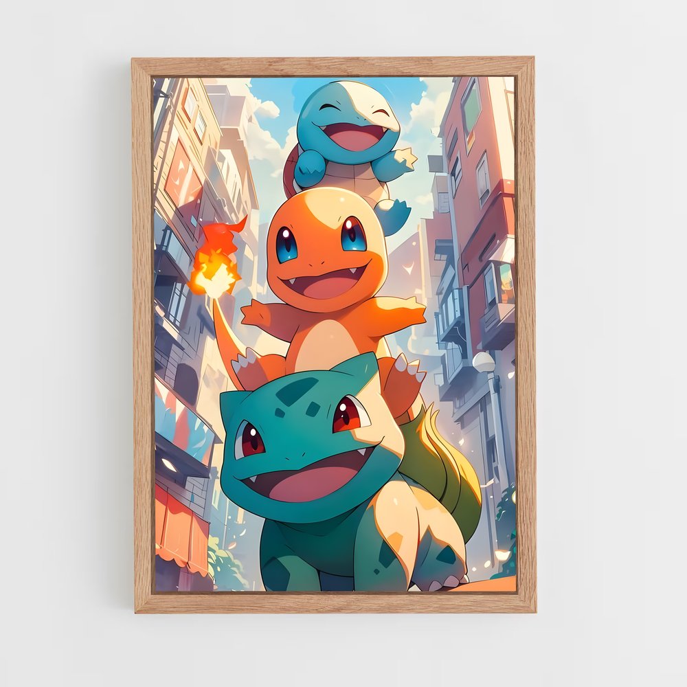 ap-charmander-3 cadre Bois clair