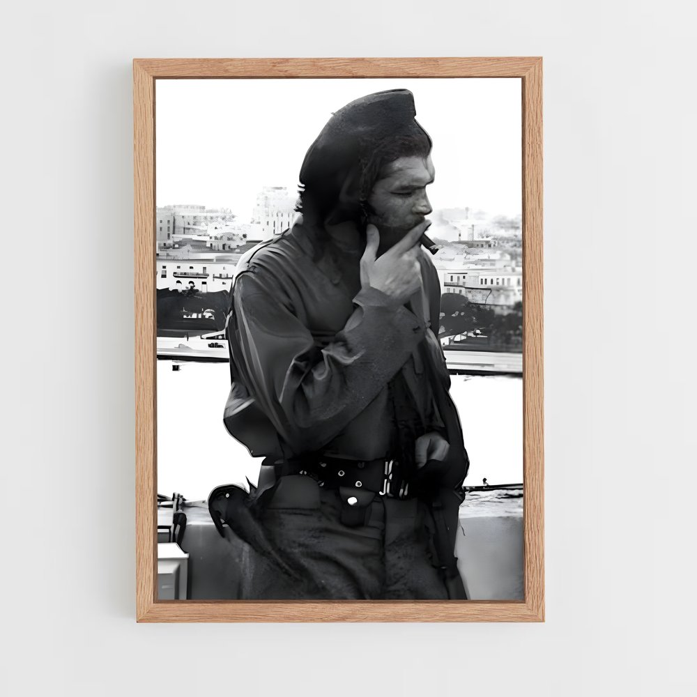 ap-che guevara-2 cadre Bois clair