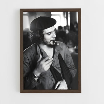 ap-che guevara-3 cadre Bois foncé