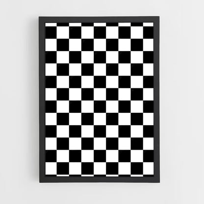 ap-checkerboard-1 cadre Noir
