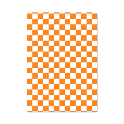 Poster Orange et Blanc