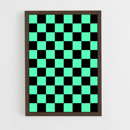 ap-checkerboard-8 cadre Bois foncé