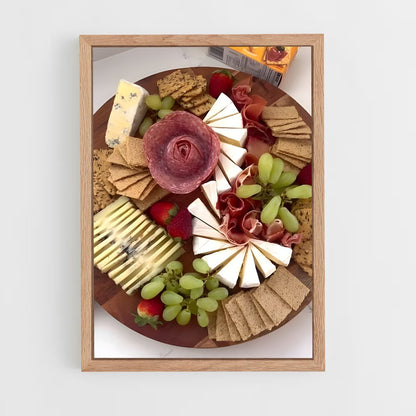 ap-cheese platter-1 cadre Bois clair