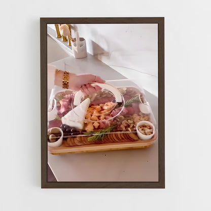 ap-cheese platter-5 cadre Bois foncé