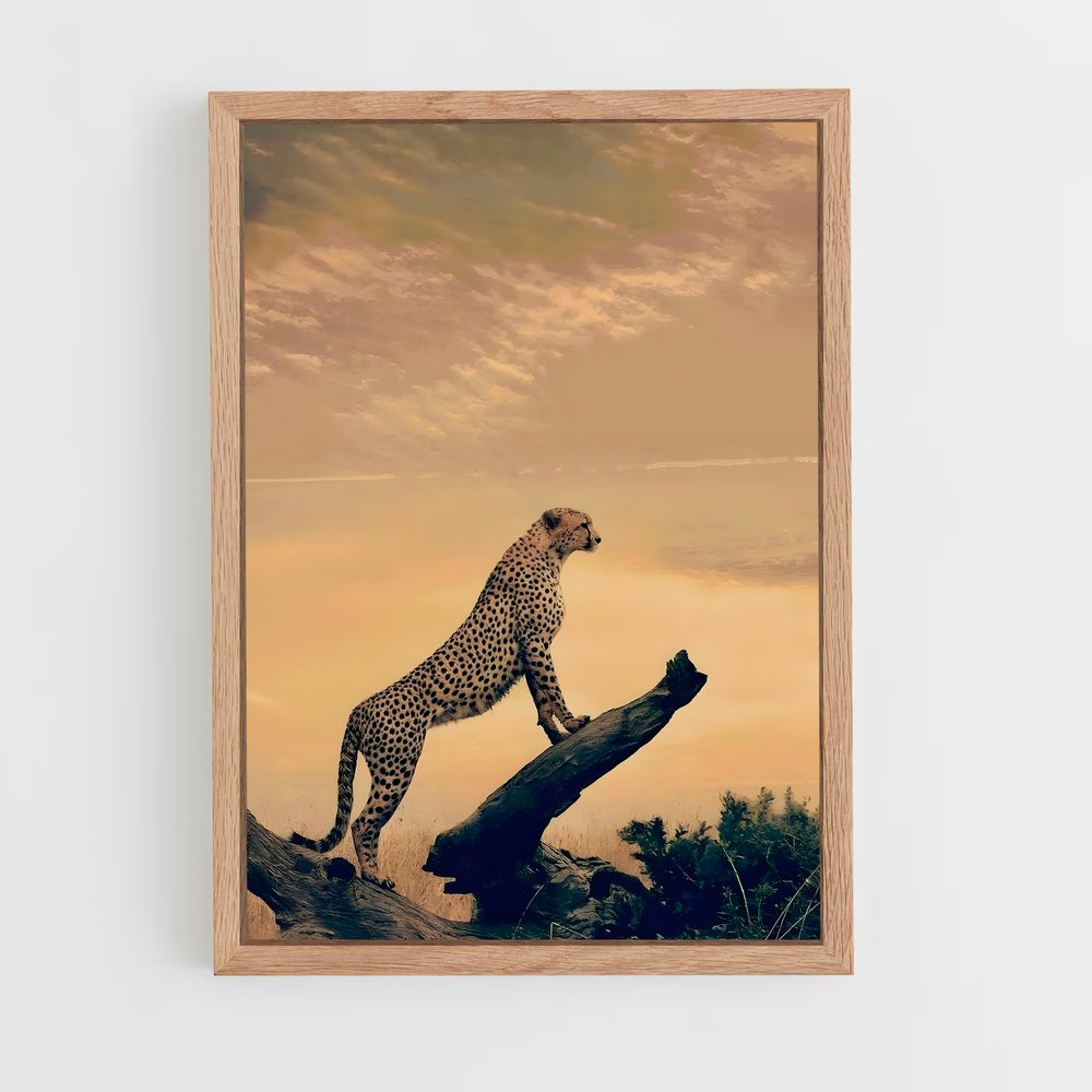 ap-cheetah-10 cadre Bois clair