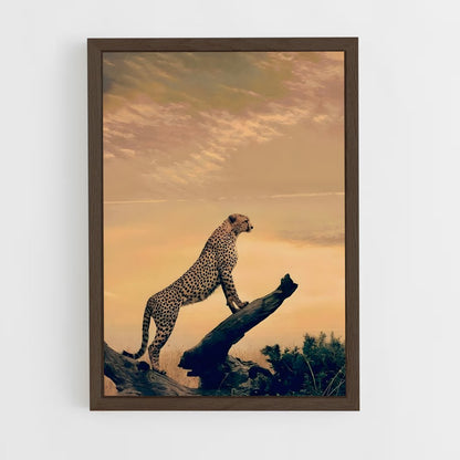 ap-cheetah-10 cadre Bois foncé