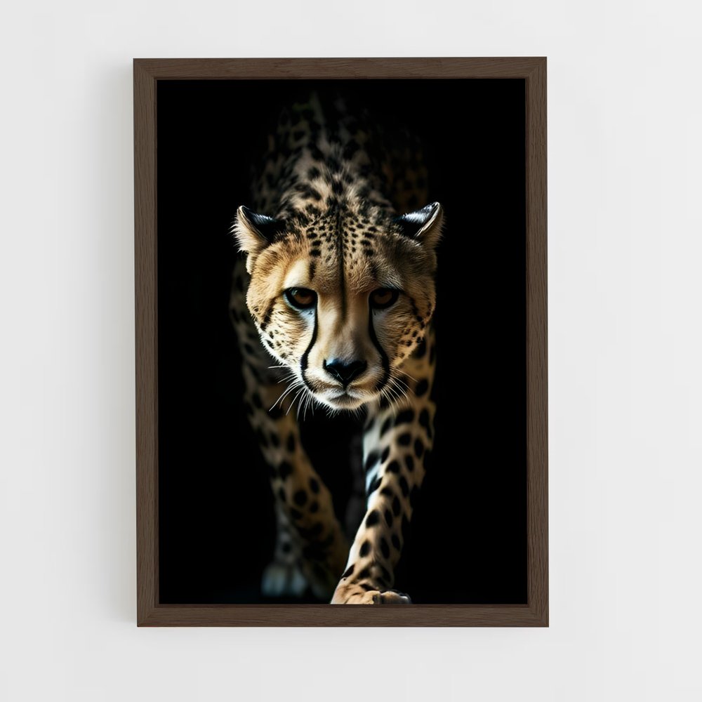ap-cheetah-8 cadre Bois foncé