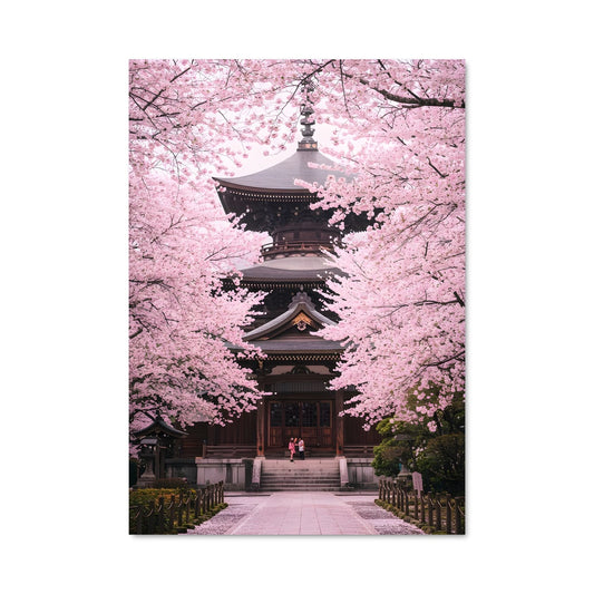 Poster Pagode Sakura