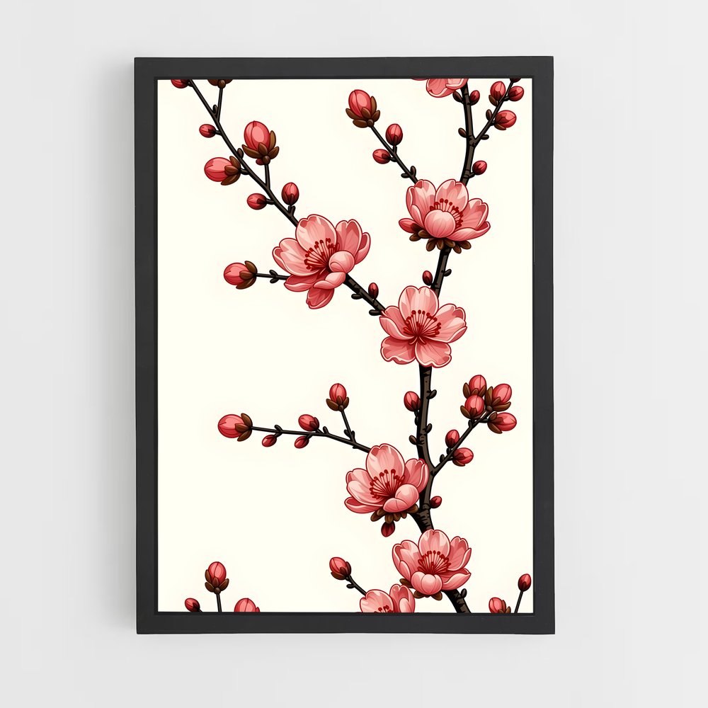 ap-cherry blossom patterns-2 cadre Noir