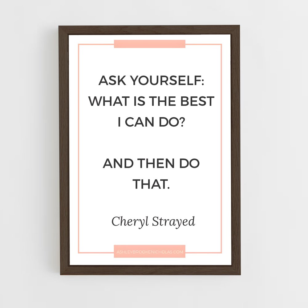 ap-cheryl strayed-5 cadre Bois foncé