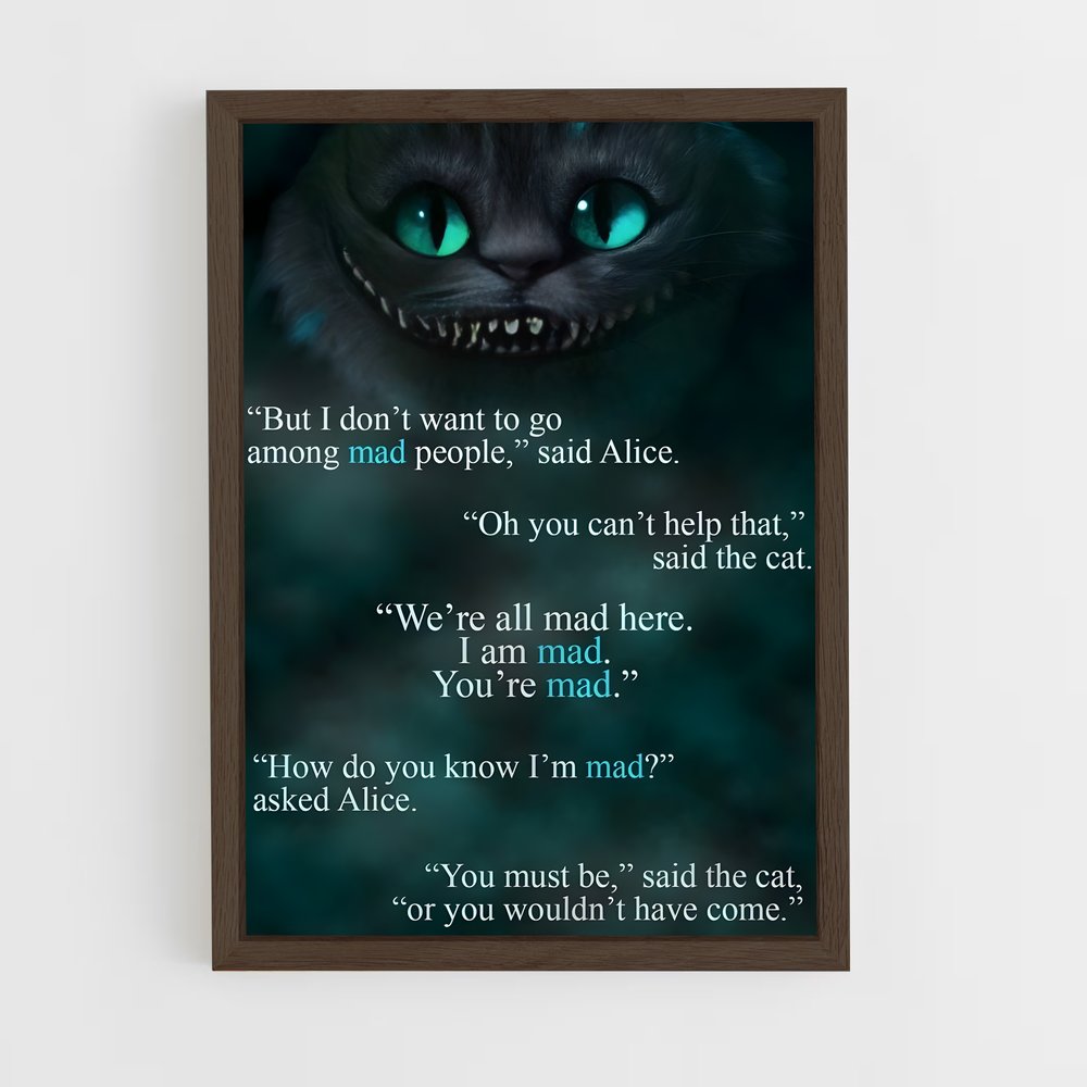 ap-cheshire cat-2 cadre Bois foncé