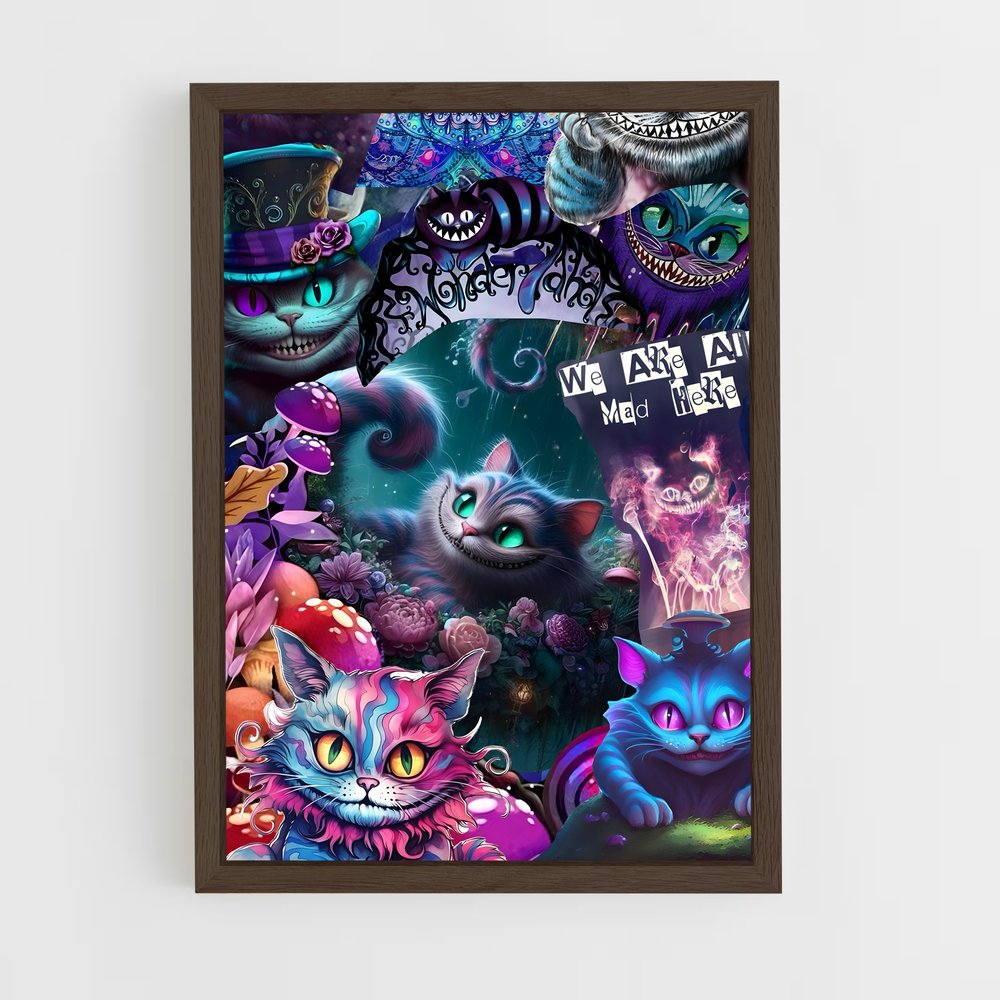 ap-cheshire cat-5 cadre Bois foncé