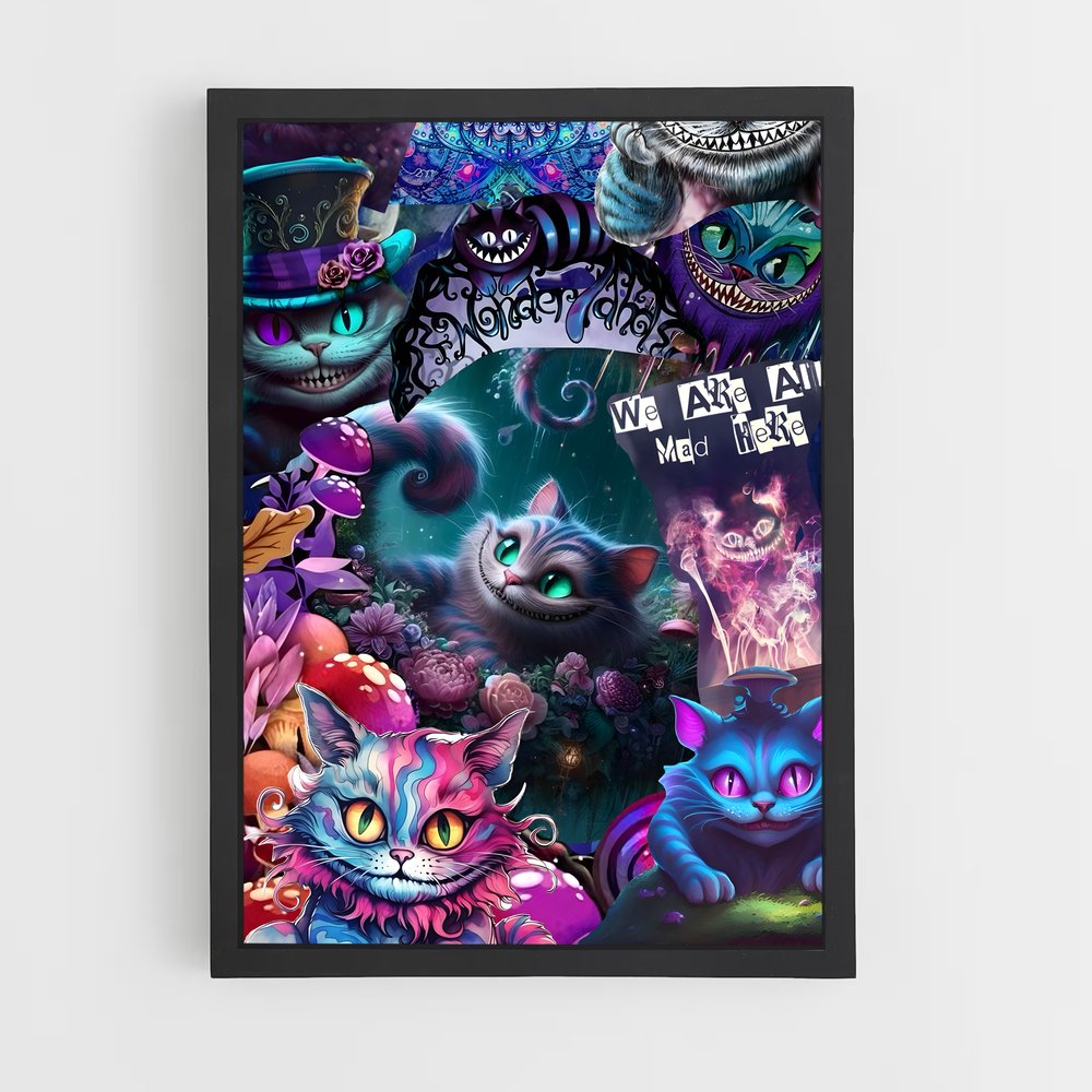 ap-cheshire cat-5 cadre Noir