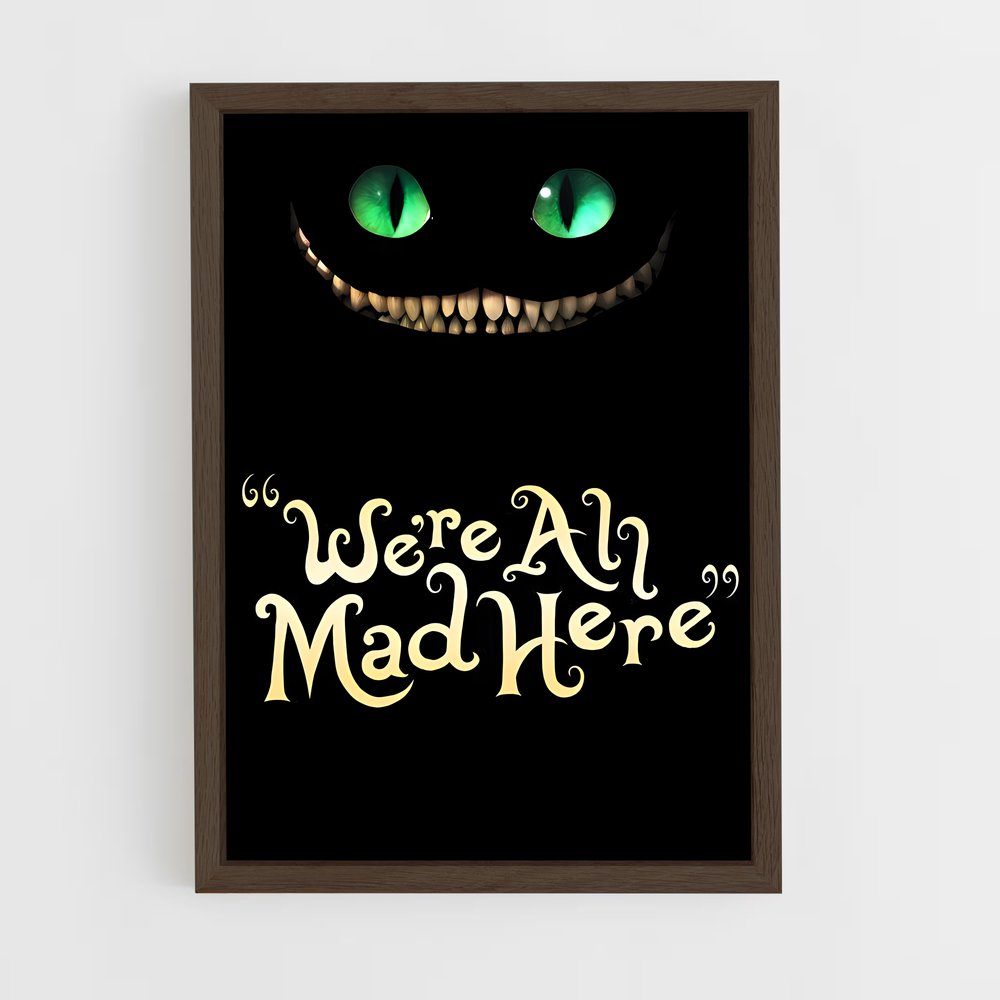 ap-cheshire cat-7 cadre Bois foncé