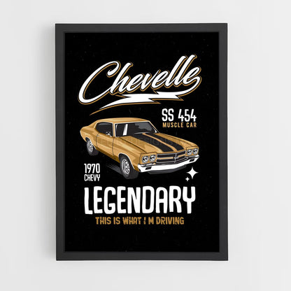 ap-chevelle ss 454-2 cadre Noir