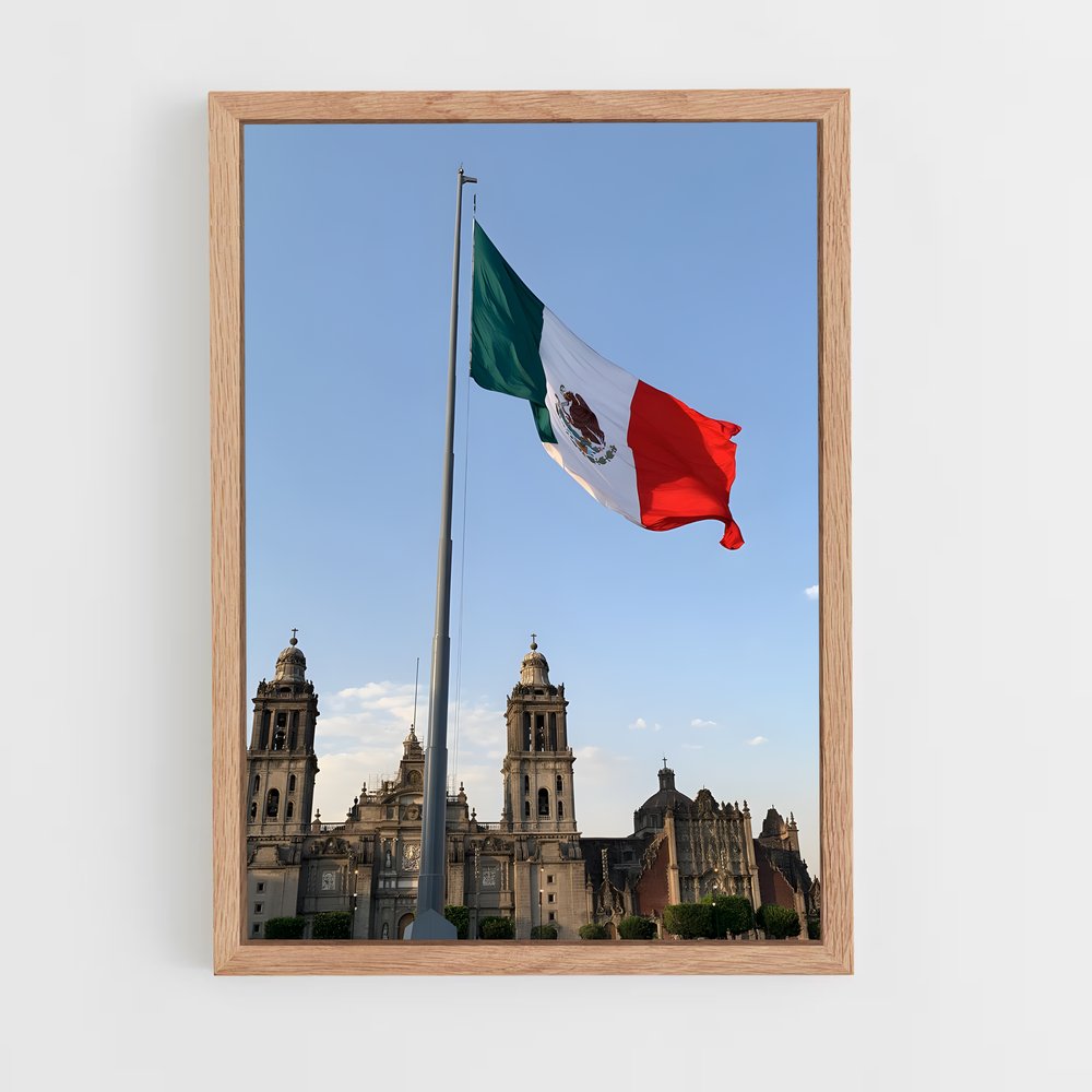 ap-chiapas flag-2 cadre Bois clair