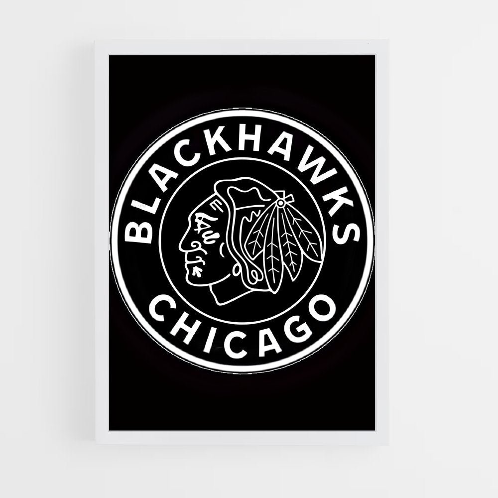 ap-chicago blackhawks-5 cadre Blanc
