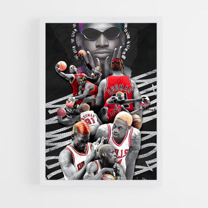ap-chicago bulls-13 cadre Blanc