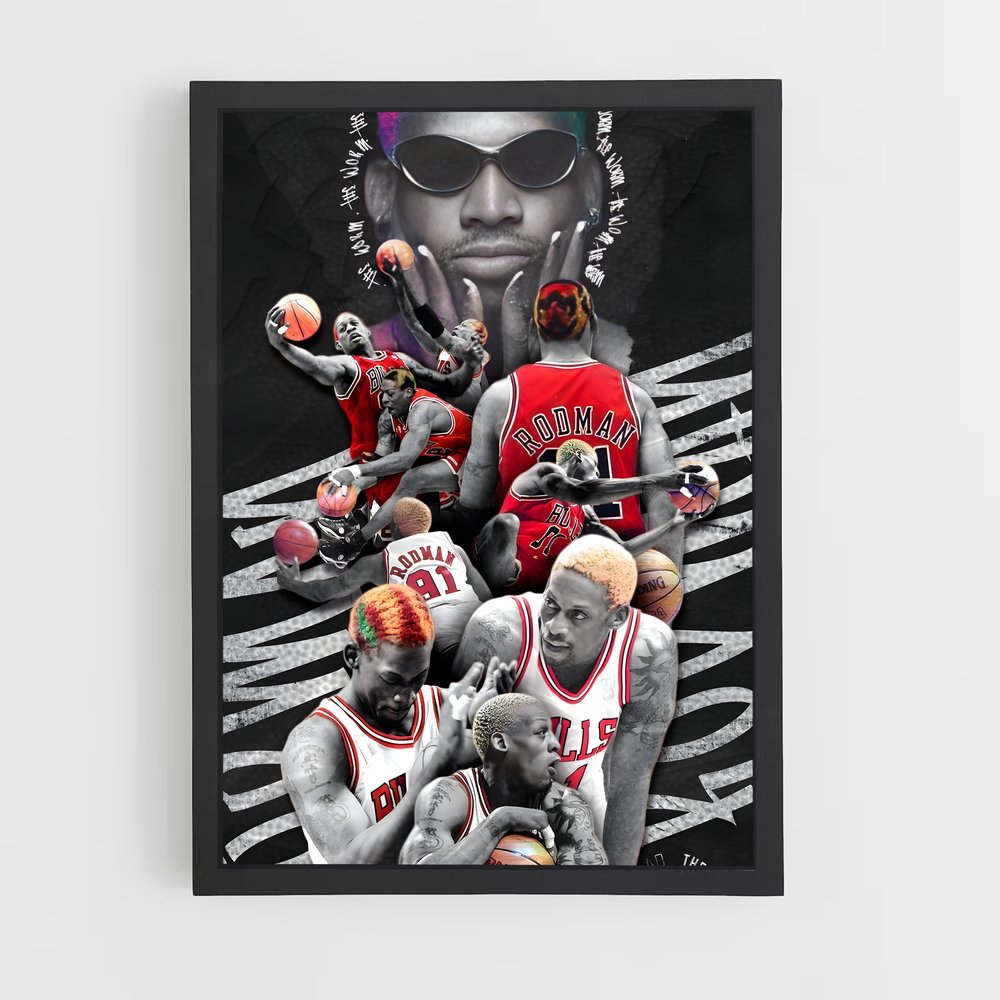 ap-chicago bulls-13 cadre Noir