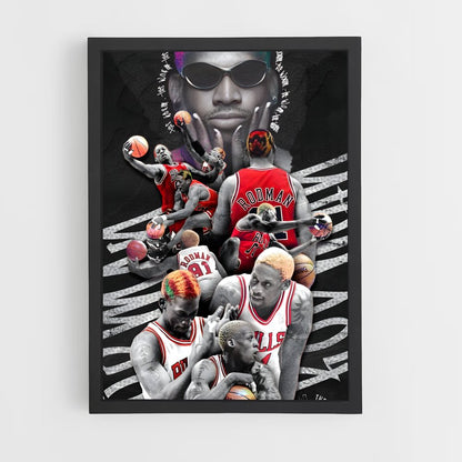 ap-chicago bulls-13 cadre Noir