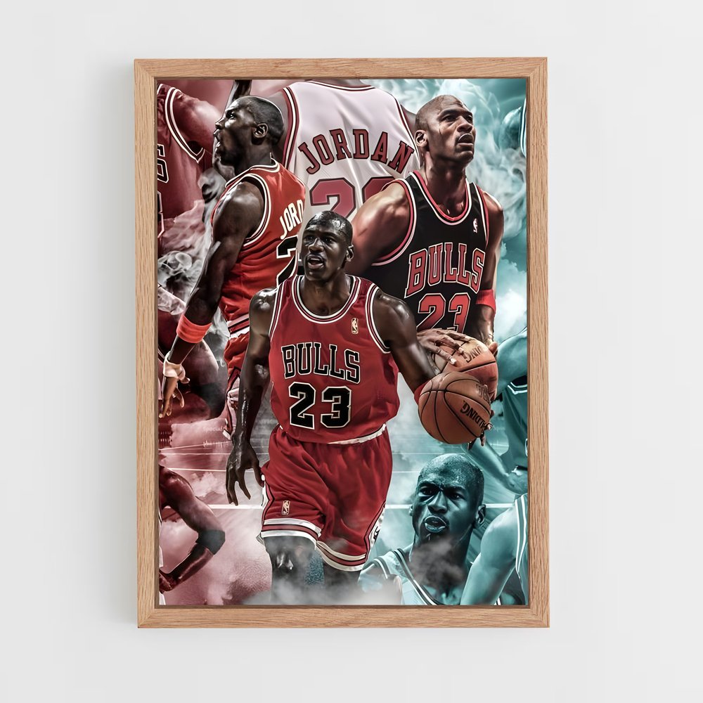 ap-chicago bulls-2 cadre Bois clair