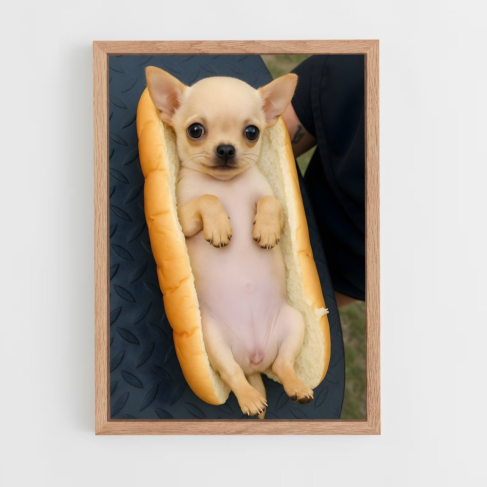 ap-chihuahua-4 cadre Bois clair