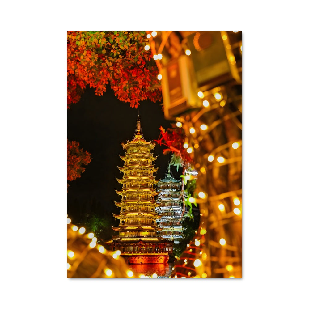 Poster Pagode en Harmonie