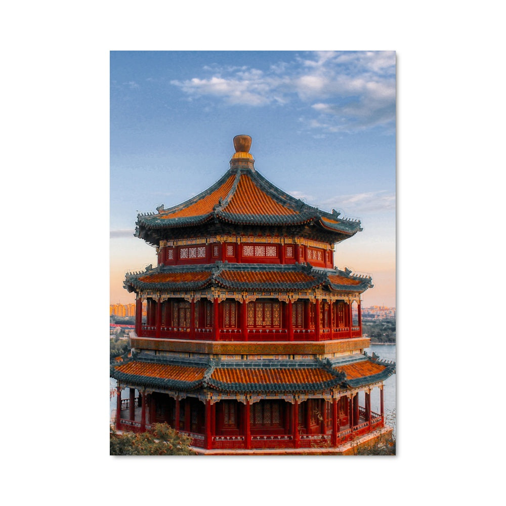 Poster Pagode Rouge