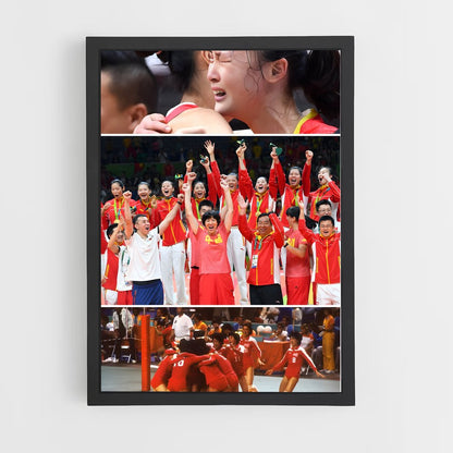 ap-china national volleyball team-1 cadre Noir