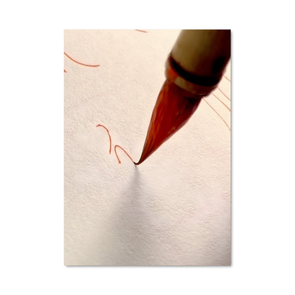 Poster Calligraphie en Mouvement